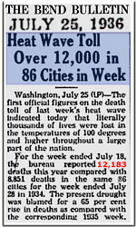 Heat Waves Throughout History:  From London's 'Great Stink' of 1858, to a sweltering stint during the Great Depression, take a look back at some of the deadliest heat waves in history.